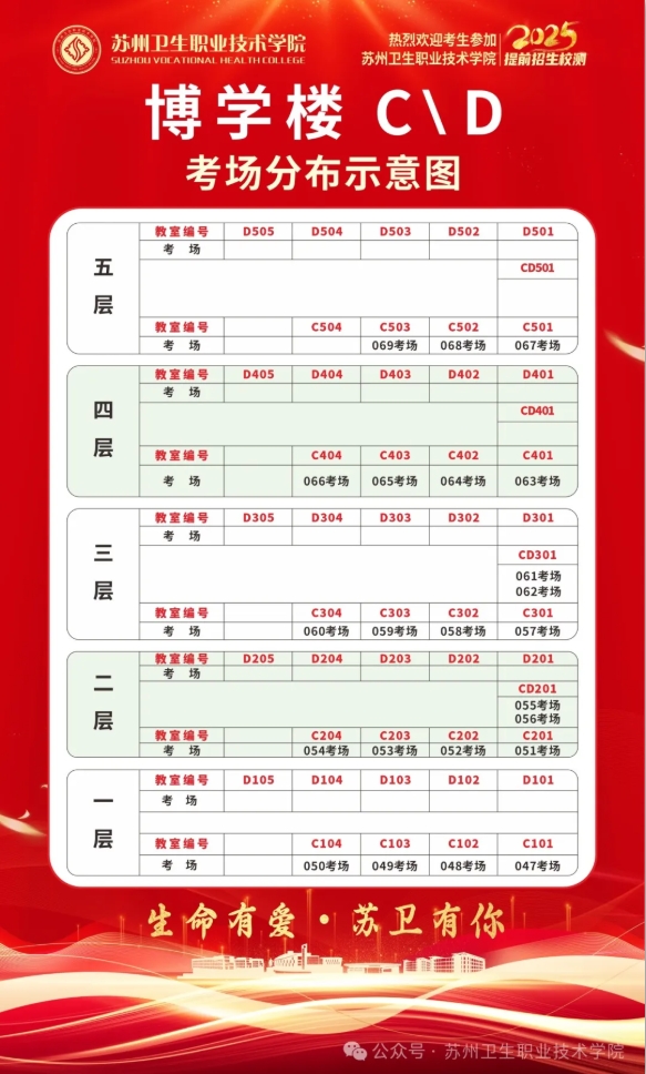 蘇州衛(wèi)生職業(yè)技術(shù)學(xué)院2025年提前招生校測考試準考證打印及考場安排3.png