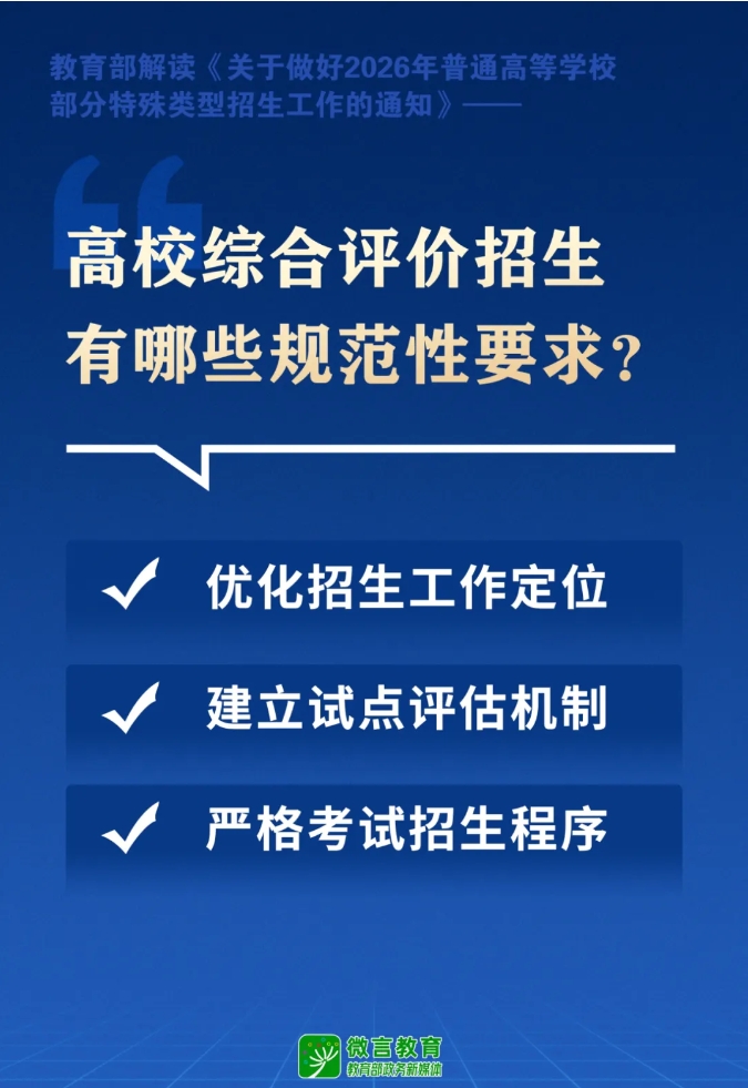 藝術類、高水平運動隊、保送生、綜合評價招生有何新要求？一文了解4.png